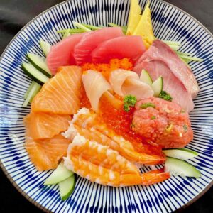 J4. Chirashi Seafood Bowl