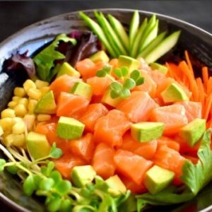 J2. Salmon Poke Bowl