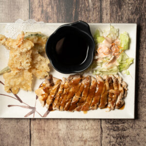 2B.TERIYAKI CHICKEN & TEMPURA