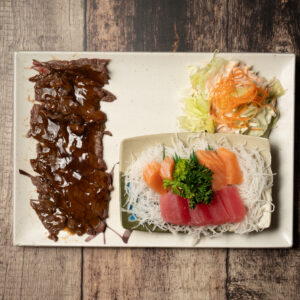 3B1.SASHIMI and TERIYAKI BEEF