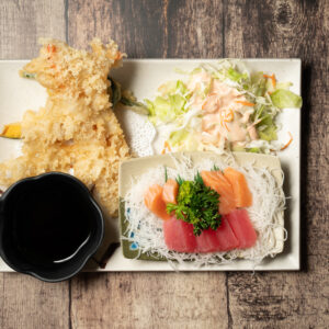3A1.SASHIMI & TEMPURA (or Chicken or Beef)